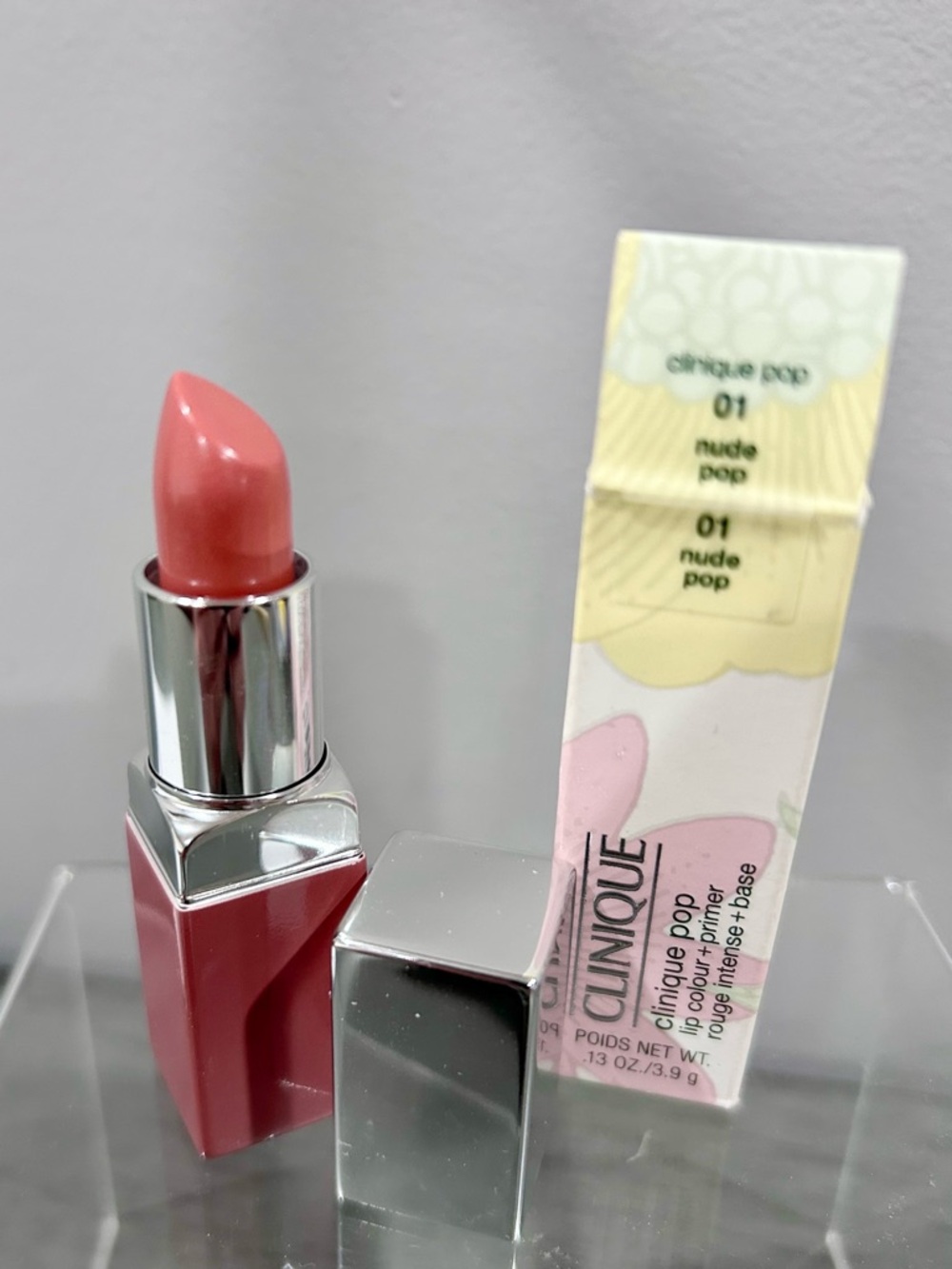 Clinique Pop Lip Colour + Primer - Nude Pop (01)